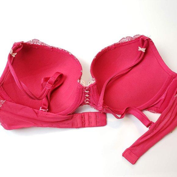 Victoria's Secret Pink Push Up Bra with Lace and Crystals - Picture 3 of 4